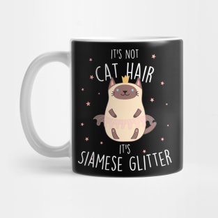 Siamese Cat Glitter Mug